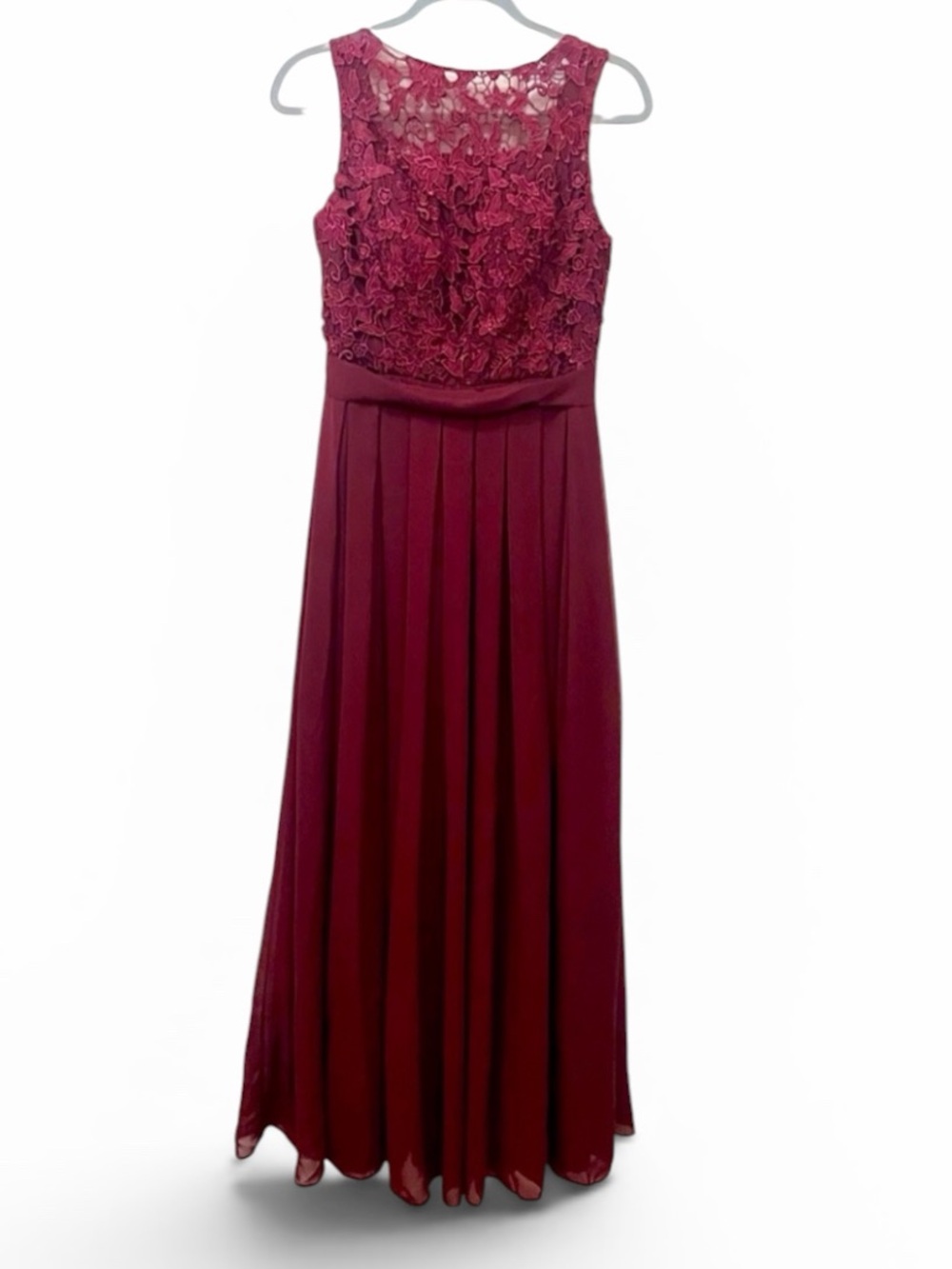 Vintage Purbelle burgundy Cocktail Dress Size Small